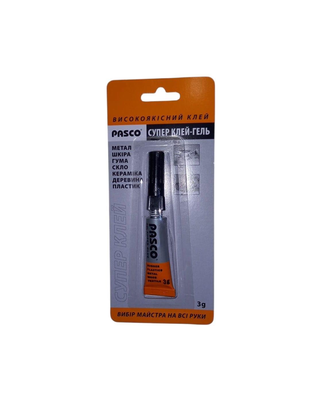 Супер клей гель Pasco C-007-2 3 г (27189790)