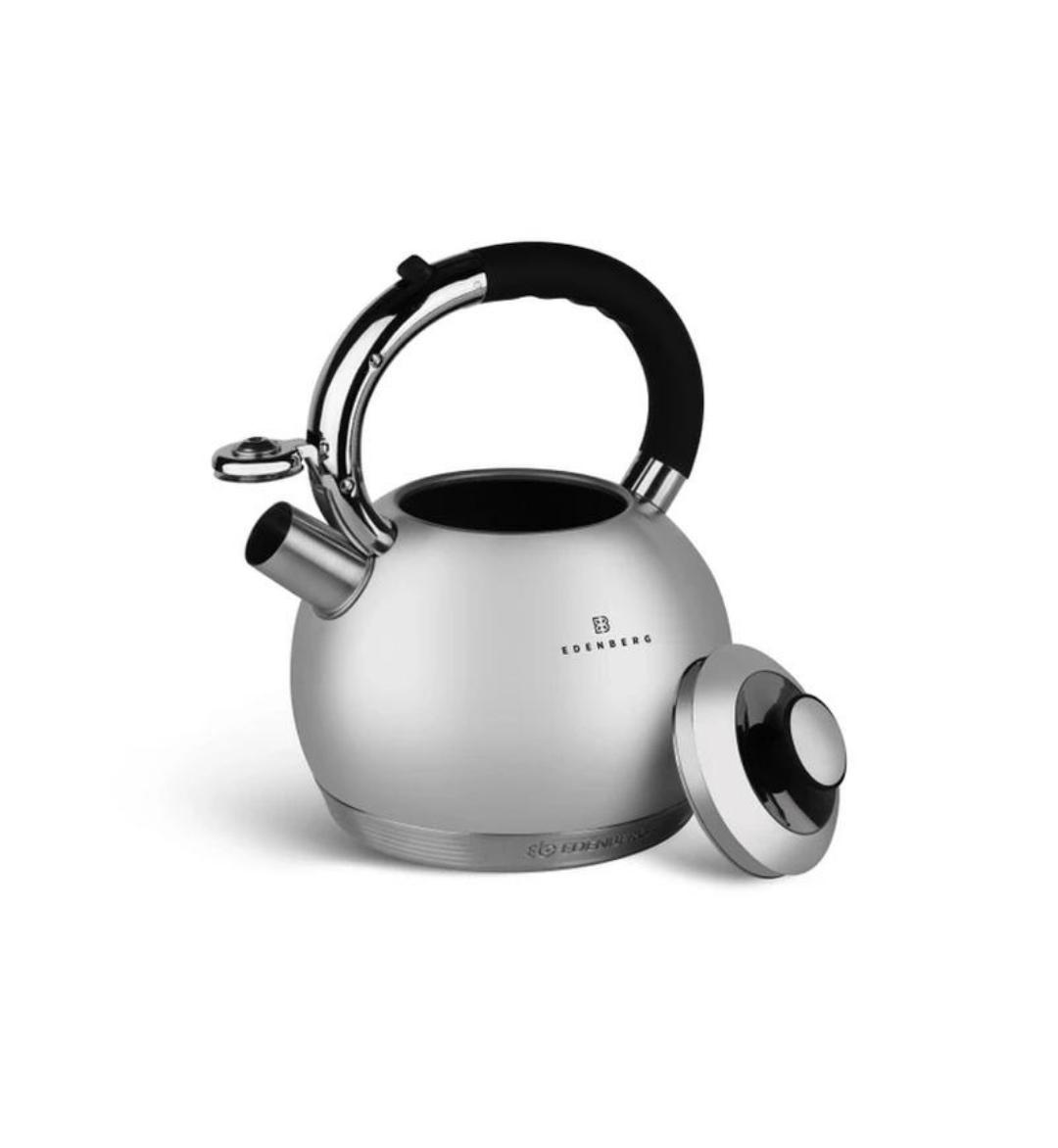 Чайник Edenberg EB7006B со свистком нержавеющая сталь 3 л (14525812) - фото 2