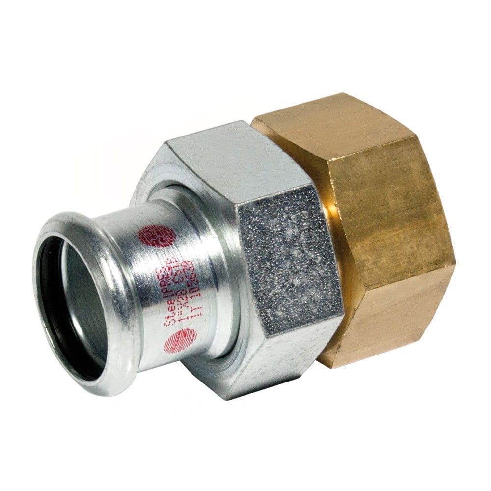 Пресс-разборное соединение оцинкованное соединение Raccorderie Metalliche Steelpres 22x3/4" В (384022001) Пресс-разборное соединение оцинкованное соединение Raccorderie Metalliche Steelpres 22x3/4" В (384022001)