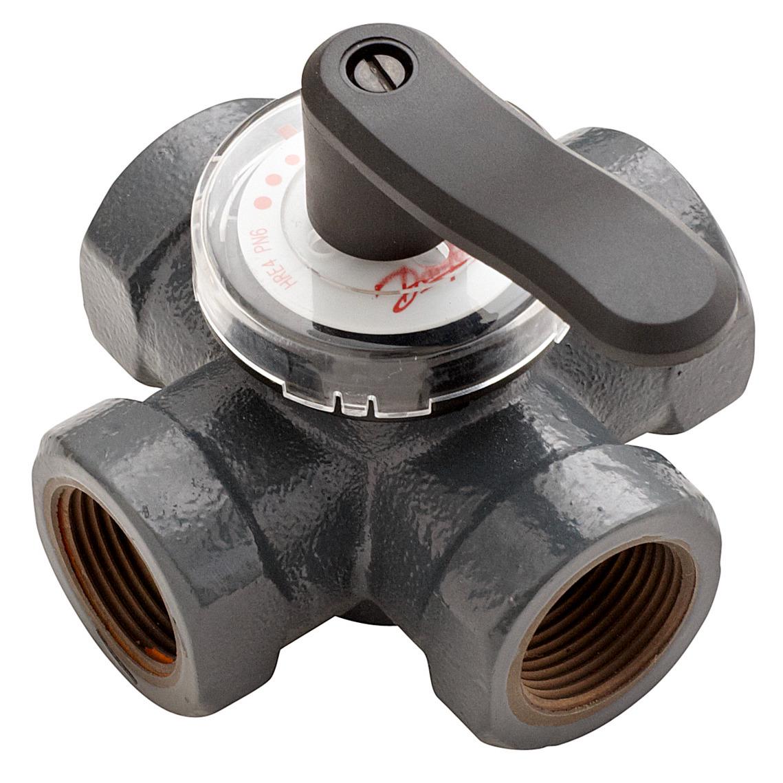 Клапан термостатичний 4-х ходовий Danfoss HRE4 065Z0424 змішувальний 1" (79910)