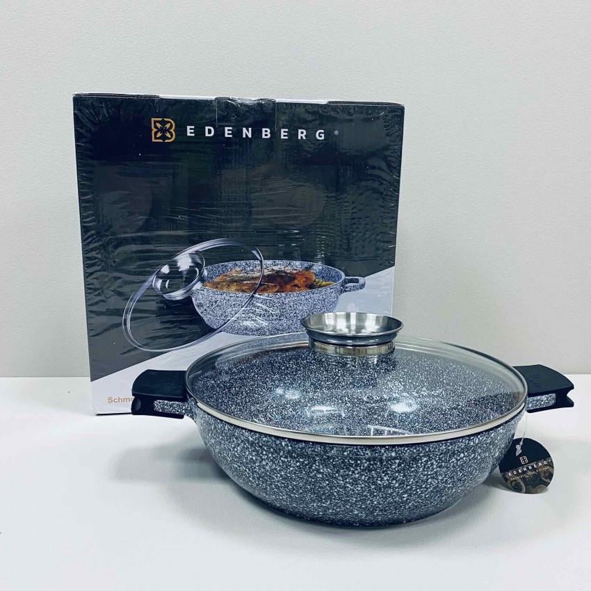 Сотейник с крышкой Edenberg EB-8042 алюминиевый 5,5 л 32 см (2341390494) Сотейник с крышкой Edenberg EB-8042 алюминиевый 5,5 л 32 см (2341390494)