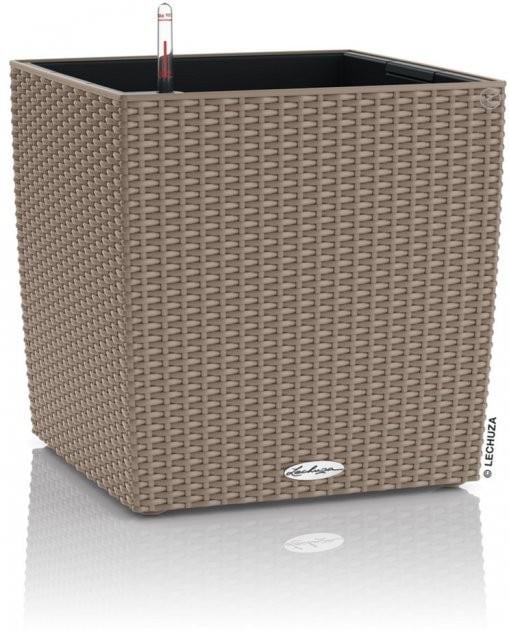 Розумний вазон Lechuza Cube Cottage 40 31 л Пісочно-коричневий (15386)