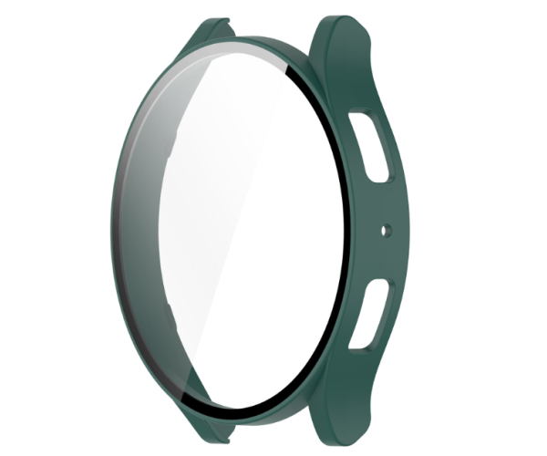 Чехол с защитным стеклом Protective Cover with Glass для Samsung Galaxy Watch 6 40 мм Зеленый