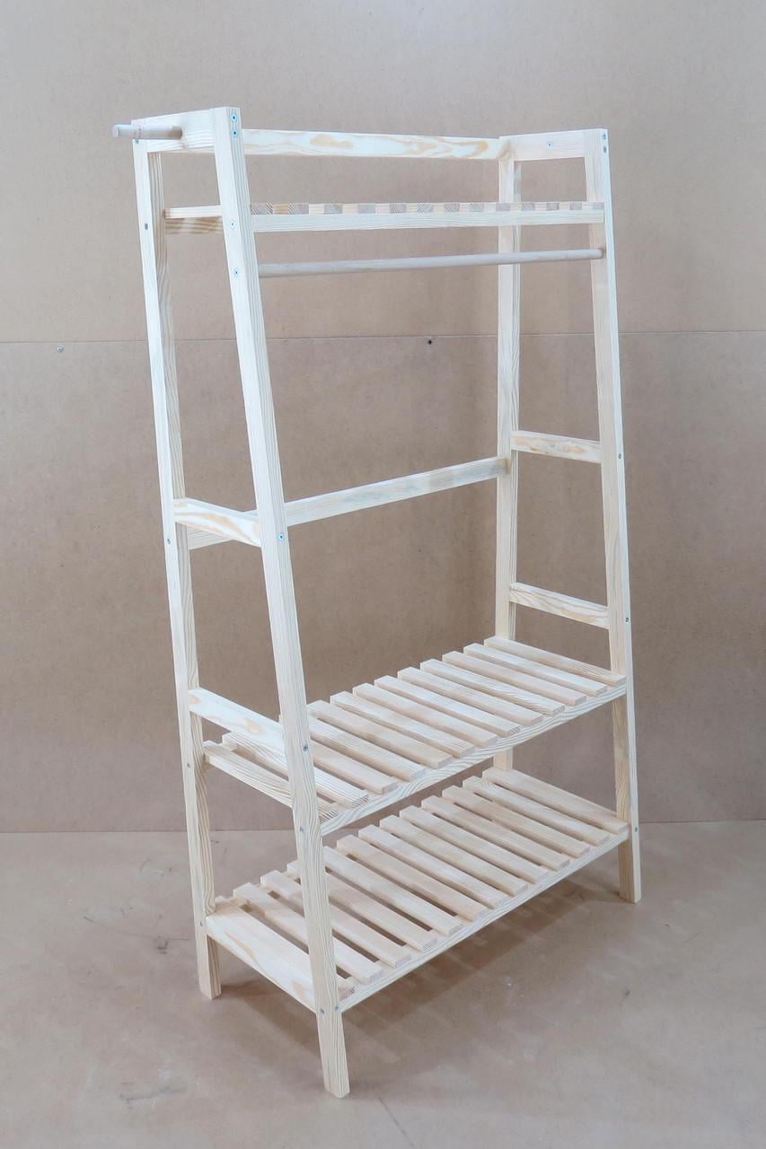 Вешалка-стойка для одежды из дерева Добрыч 100 Бланже (СВГ-100901) Вешалка-стойка для одежды из дерева Добрыч 100 Бланже (СВГ-100901)