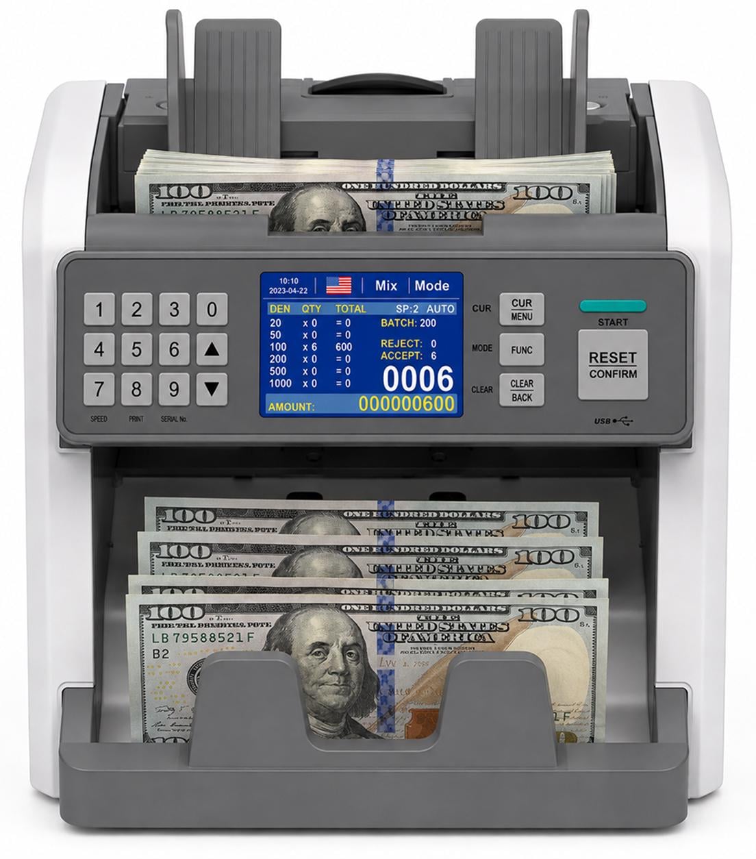 Счетчик банкнот COUNTER AVI-S100 2 CIS