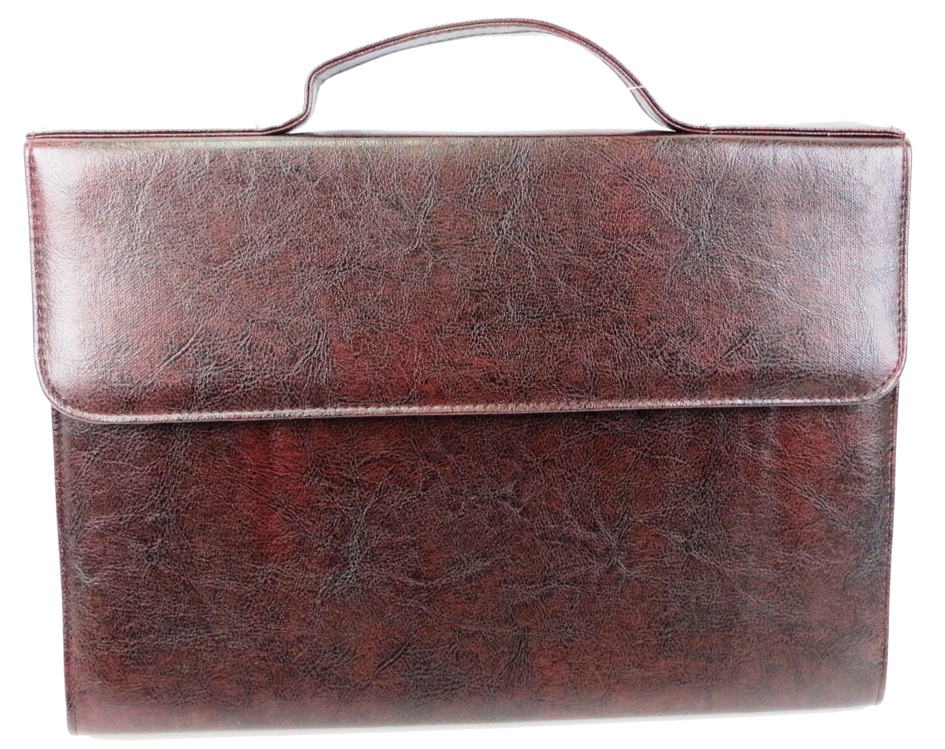 Папка деловая Exclusive для документов из экокожи Коричневый (711300 brown)