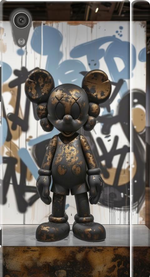 Чехол на Sony Xperia XA1 G3112 Bronze kaws v2 (6098m-964-42517)