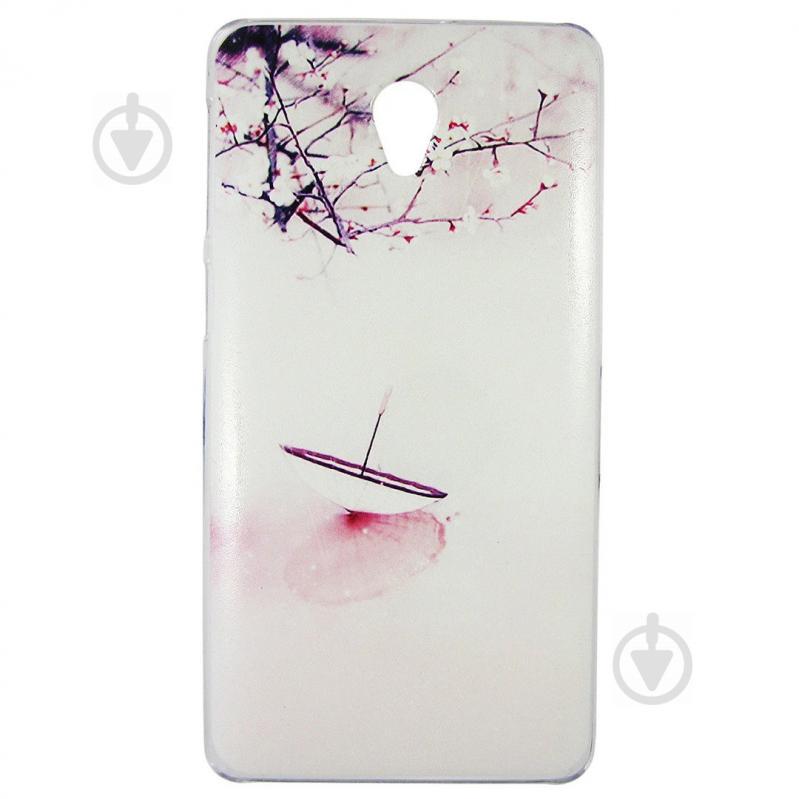 Чехол с рисунком Printed Plastic для Lenovo S860 Сакура (hub_Qohz11496)
