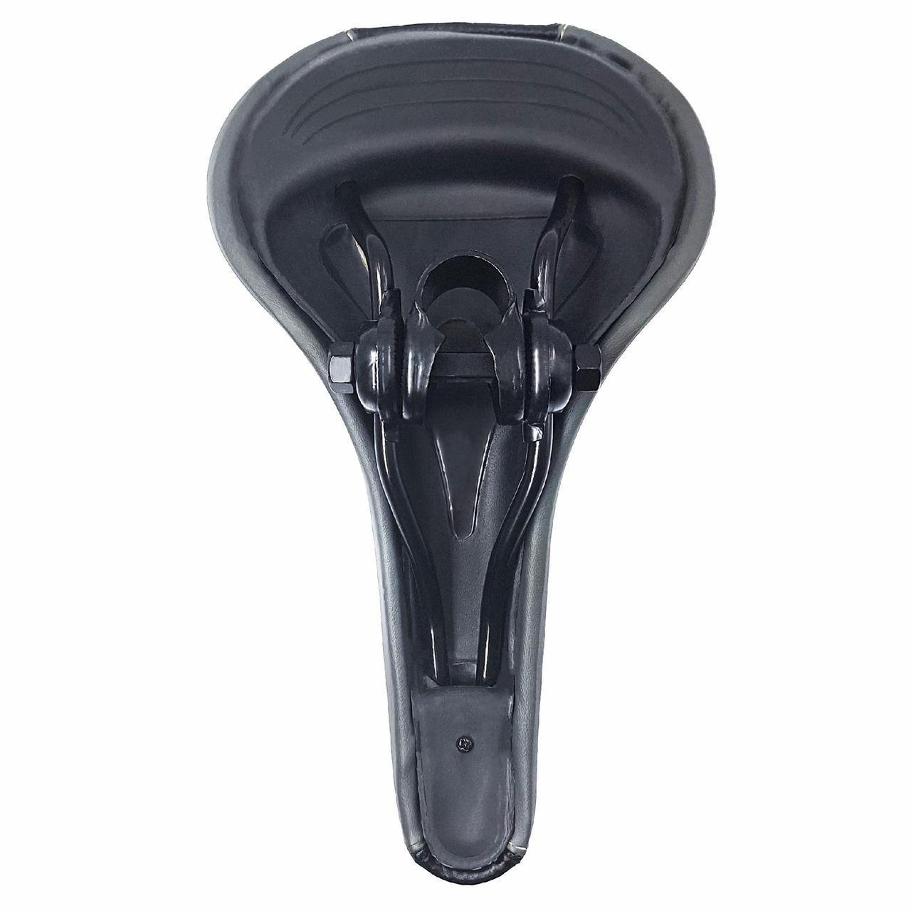 Сідло велосипедне Wader GW636 26,5x15,5 см Карбон із сірим (G0000297) - фото 2 Сідло велосипедне Wader GW636 26,5x15,5 см Карбон із сірим (G0000297) - фото 2