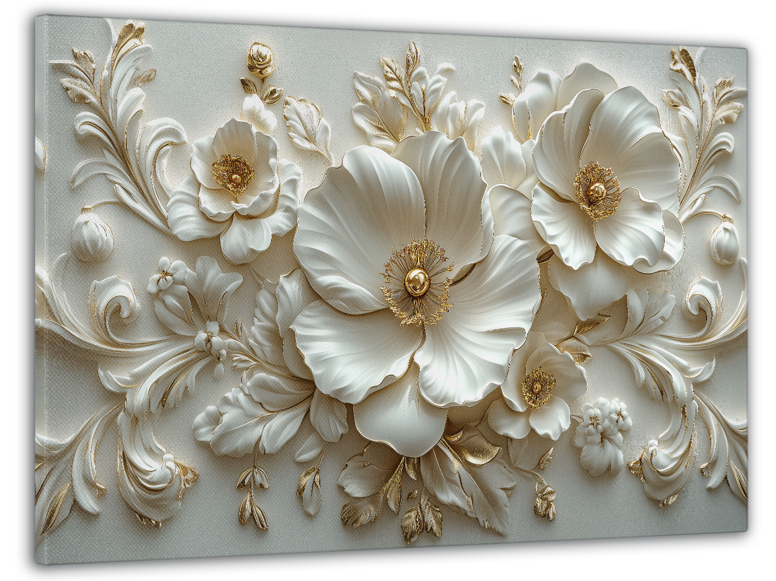 Картина на полотні Mako ажурні квіти 60x100 см (MK10636)