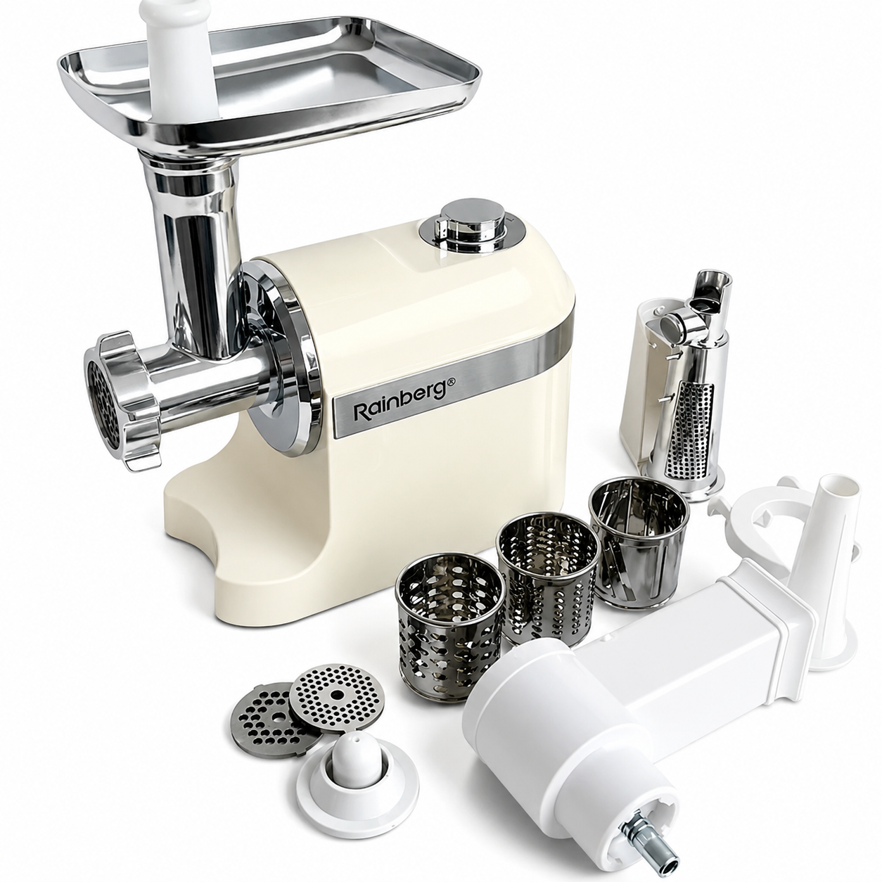 Мясорубка электрическая Rainberg RB-2270 3800 Вт Белый