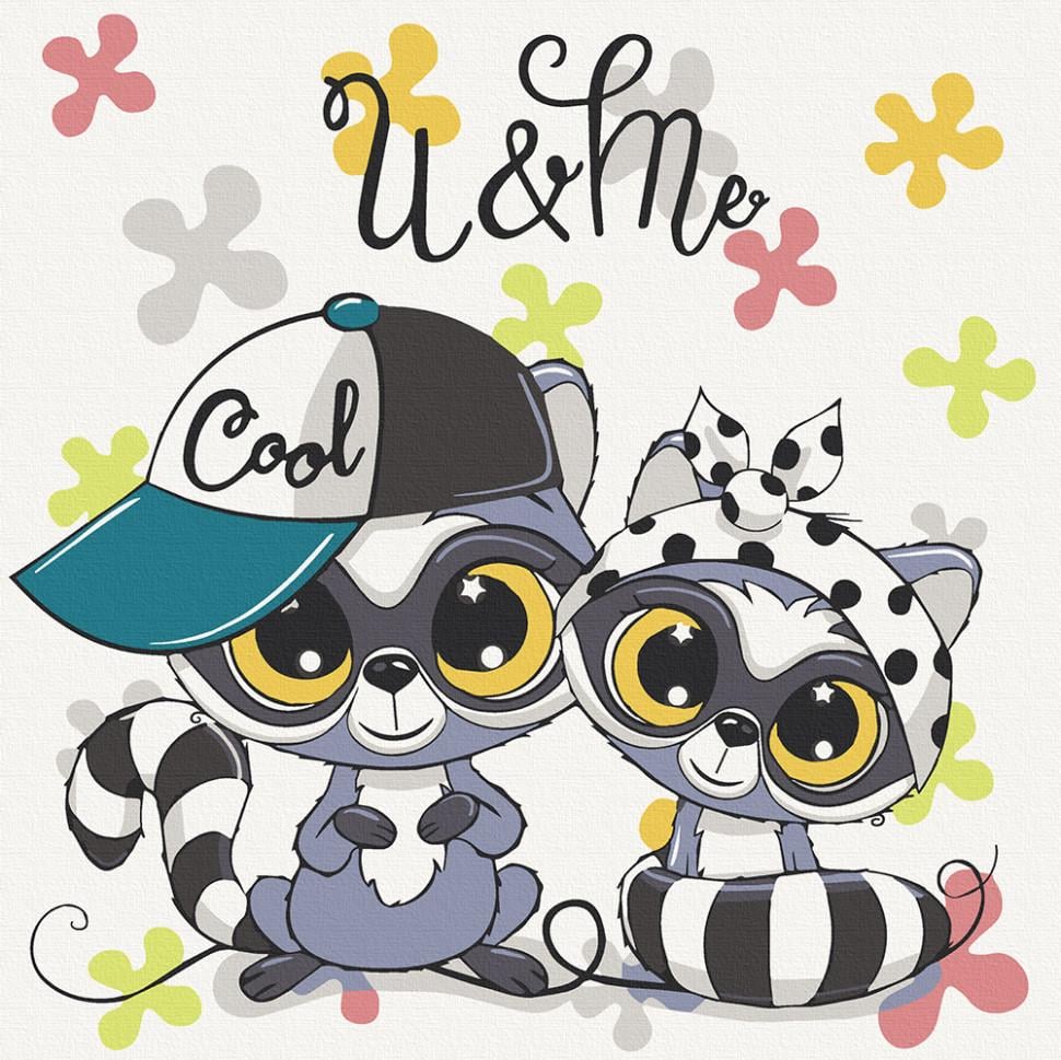 Розпис на полотні Art Craft Круті єноти 30х30 см (15535-AC)