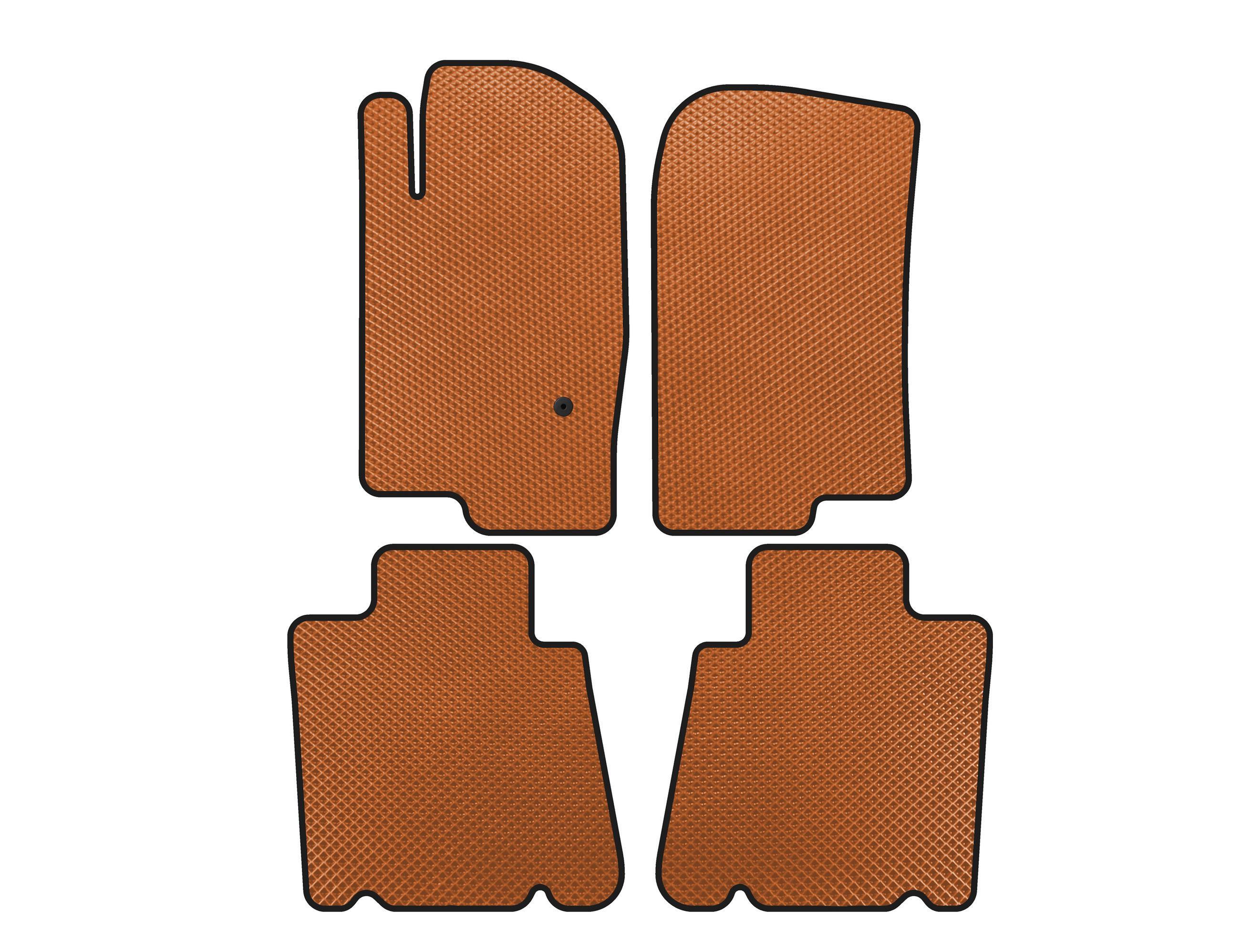 Коврики EVA Digital Designs для Ford Explorer 2001-2005 гг. этилвинилацетат 2 ряда Оранжевый