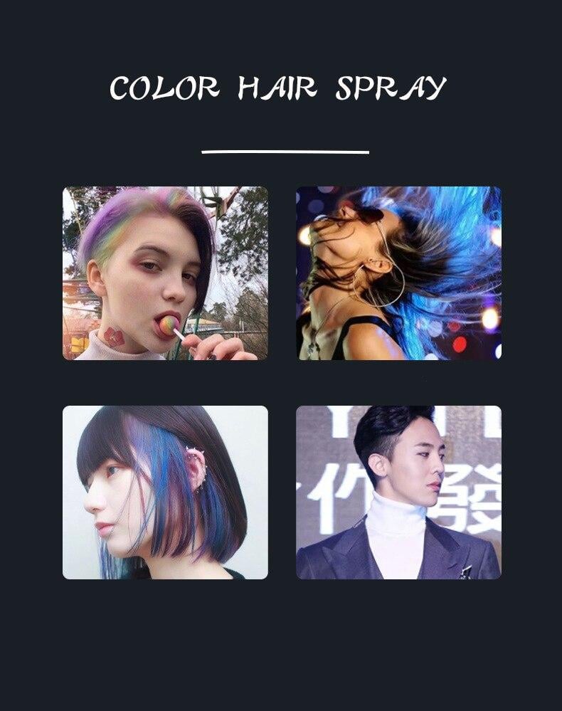 Фарба-спрей тимчасова для волосся Pink Blue (1945096850) - фото 8