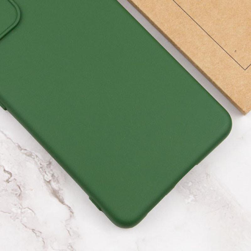 Протиударний Чохол Silicone Cover Lakshmi Full Camera (A) для Xiaomi Poco M5 Зелений / Dark green - фото 4