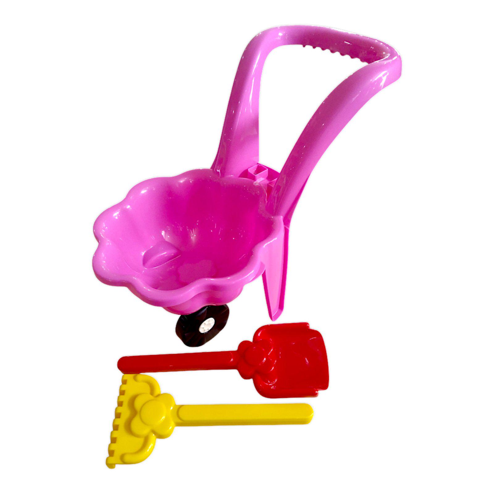 Дитяча тачка "Ромашка" Marmat Рожева - фото 4