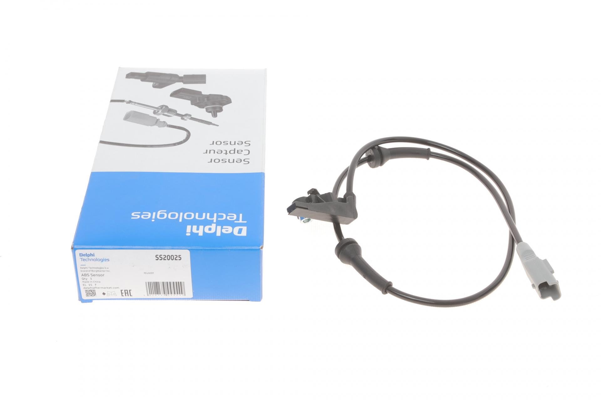 Датчик DELPHI ABS задний Citroen C4 I/Peugeot 307 08-11 (SS20025)