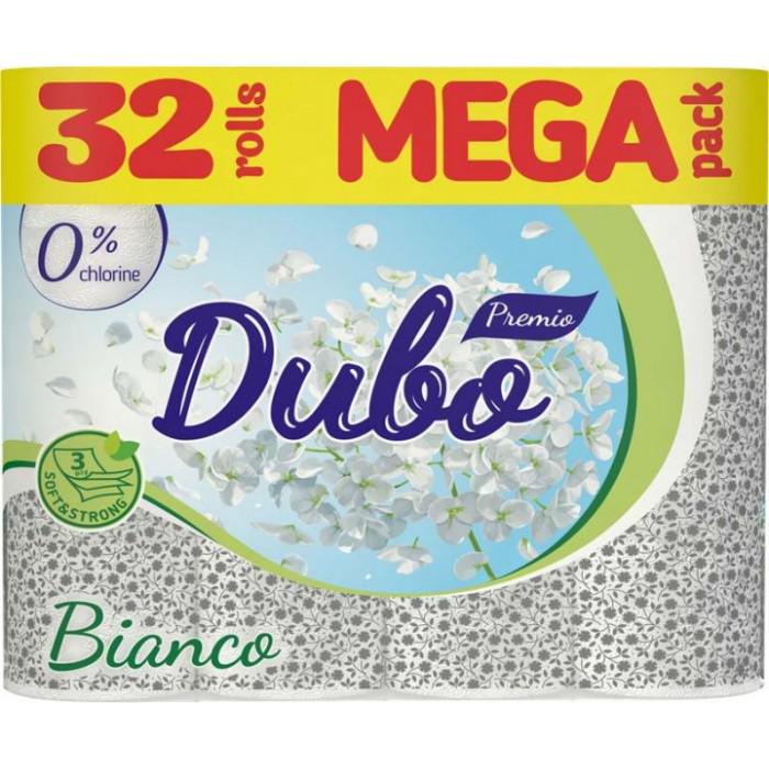 Туалетная бумага Диво Premio Bianco трехслойная 32 рулона Белый (837665)
