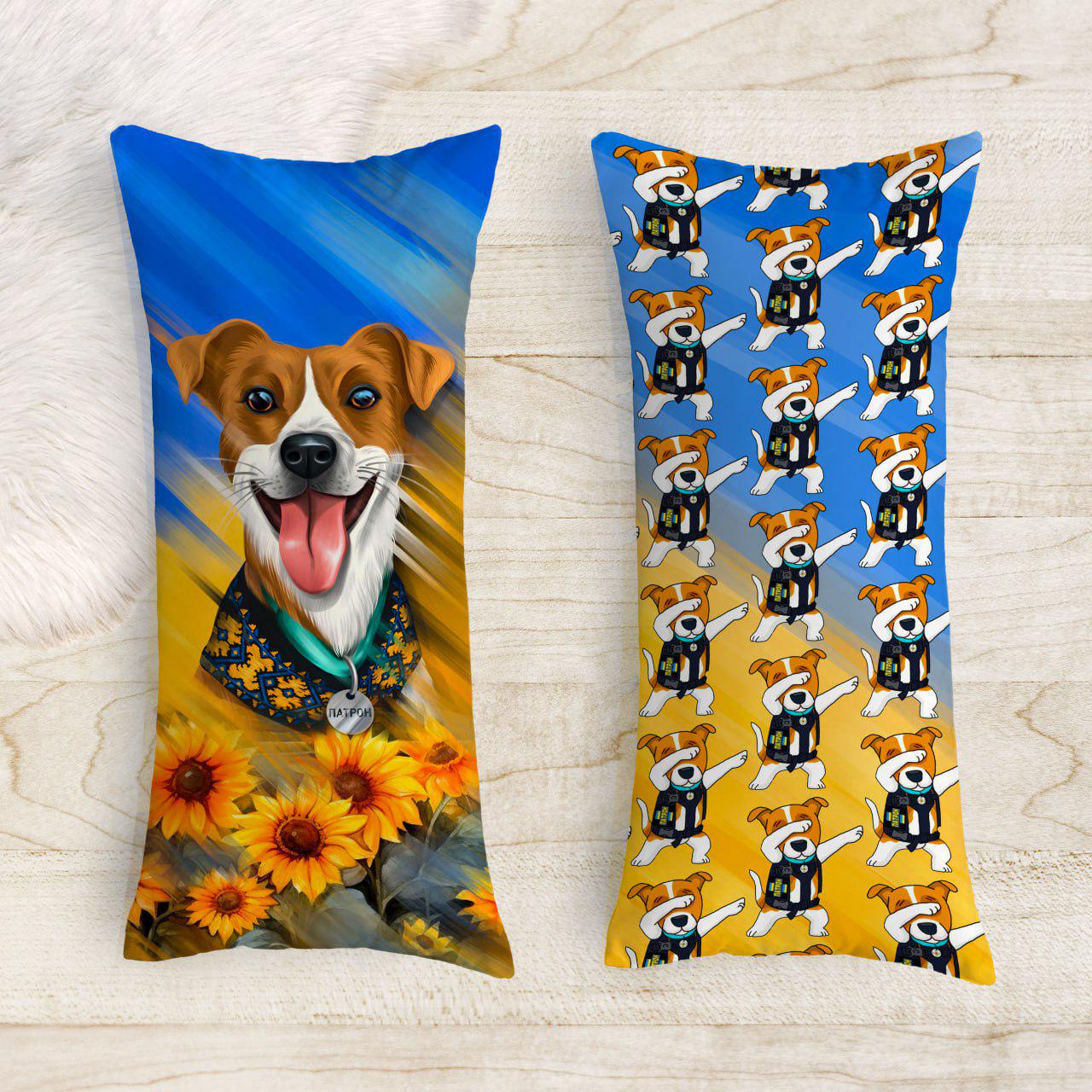Подушка-обіймашка дакімакура дитяча Пес Патрон 40х100 см