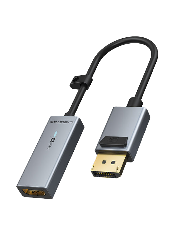 Перехідник Сabletime DisplayPort HDMI v2.0 4K 60Hz 0,2 м (CP20A)