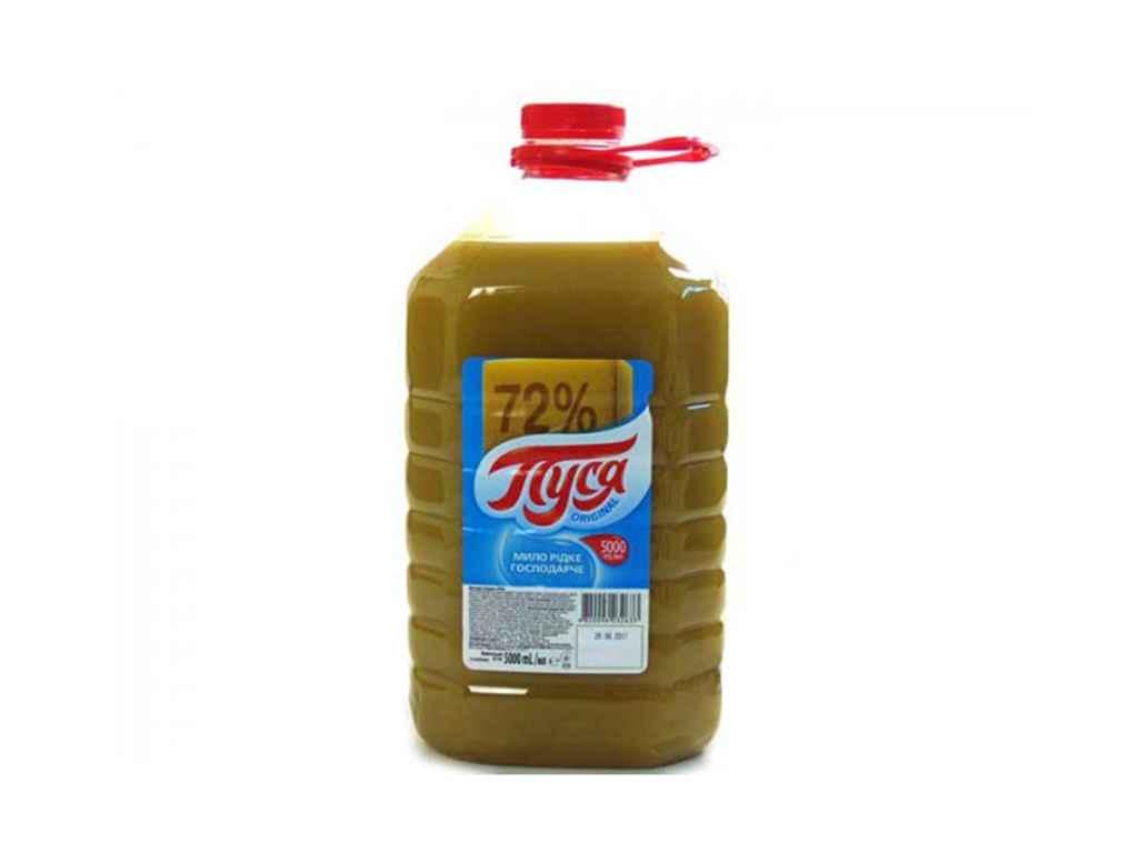 Мыло хозяйственное жидкое Пуся 5кг (422990)