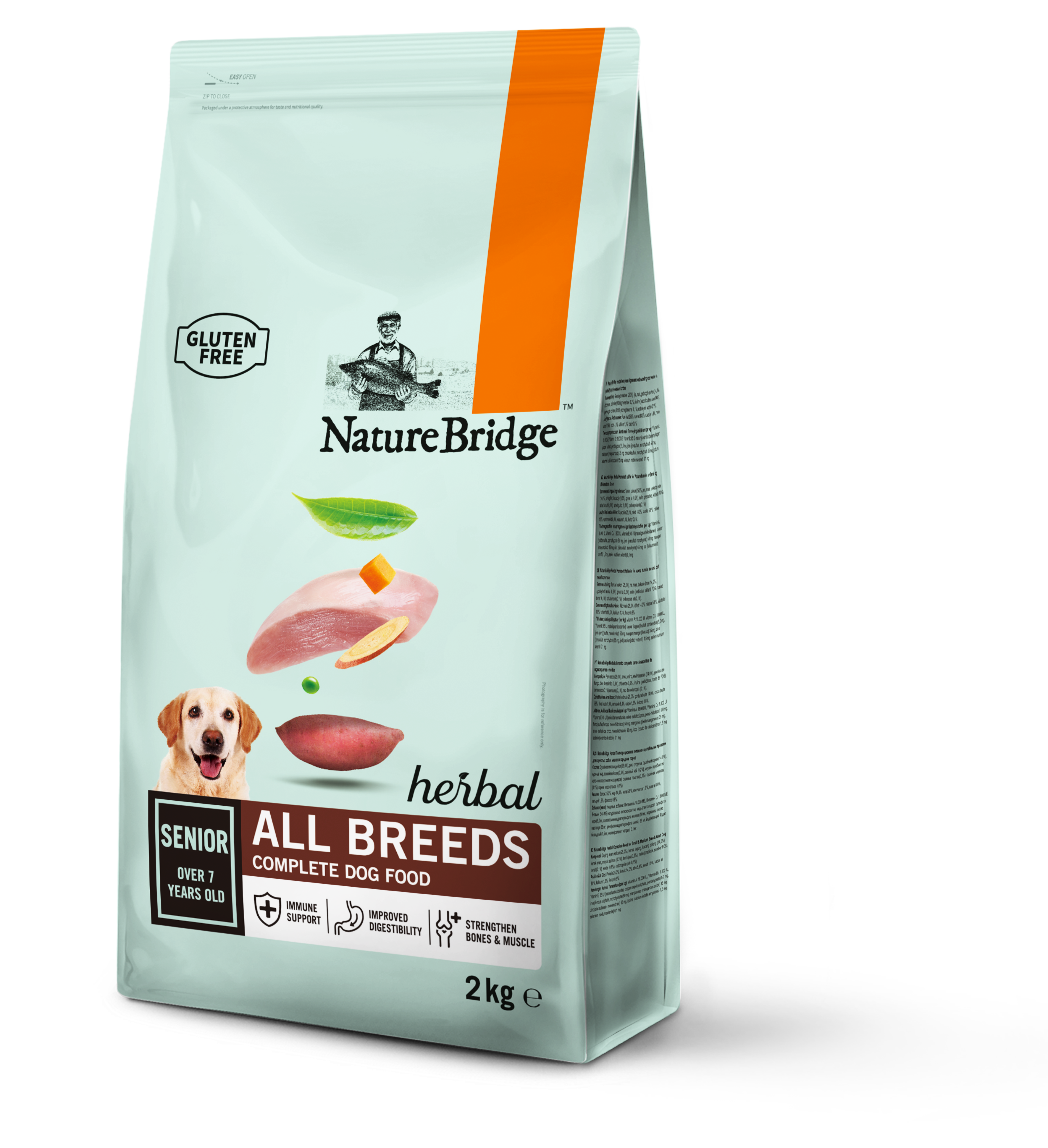 Корм сухий для літніх собак Nature Bridge Herbal Senior з індичкою 2 кг (10901)