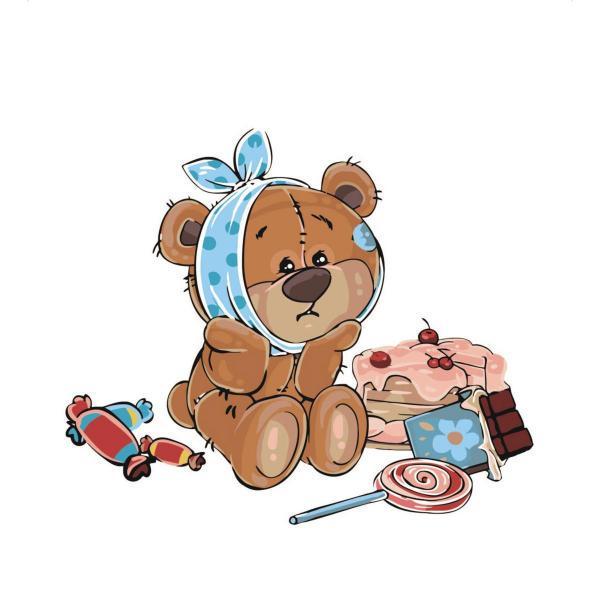 Картина по номерам Strateg Животные В очереди в Айболит 30х40 см в термопакете (SS-6413-mt)