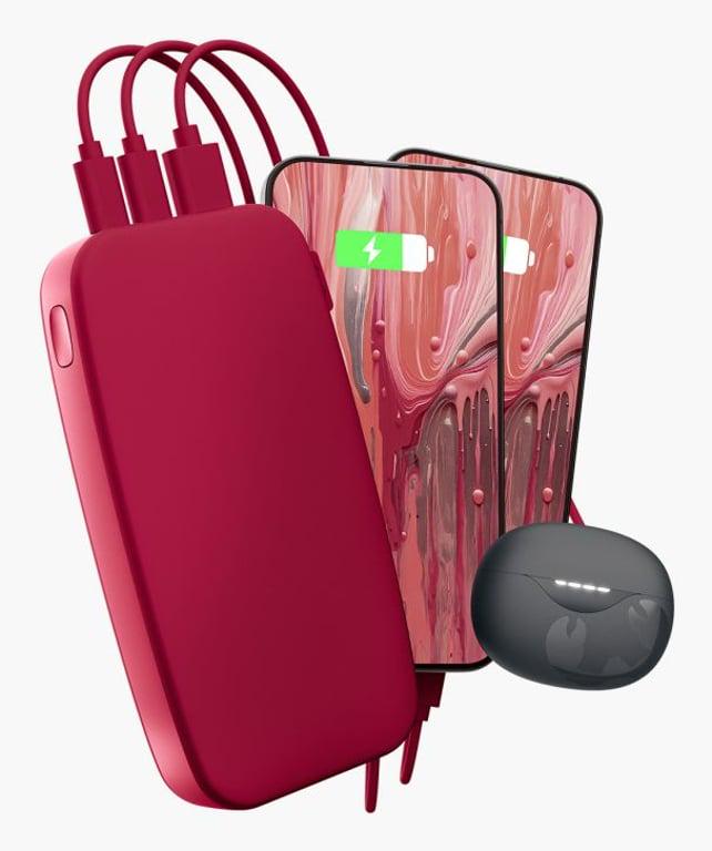 Повербанк Fresh n Rebel Powerbank 20W 24000 mAh Red (2PB24100BR) - фото 6 Повербанк Fresh n Rebel Powerbank 20W 24000 mAh Red (2PB24100BR) - фото 6