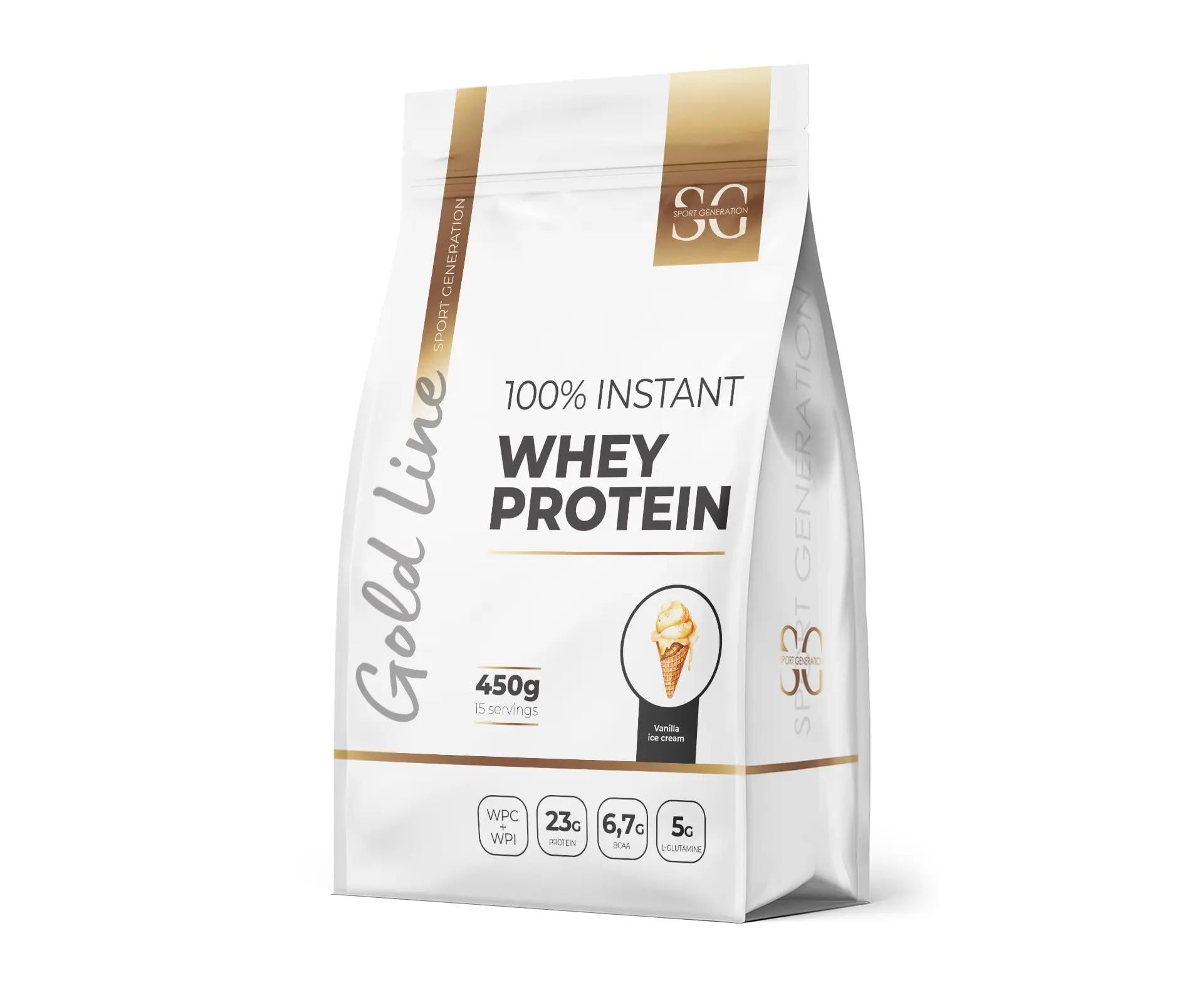 Протеин Sport Generation Gold Premium Instant Whey Protein Vanilla - Ice Cream 450 г Протеин Sport Generation Gold Premium Instant Whey Protein Vanilla - Ice Cream 450 г
