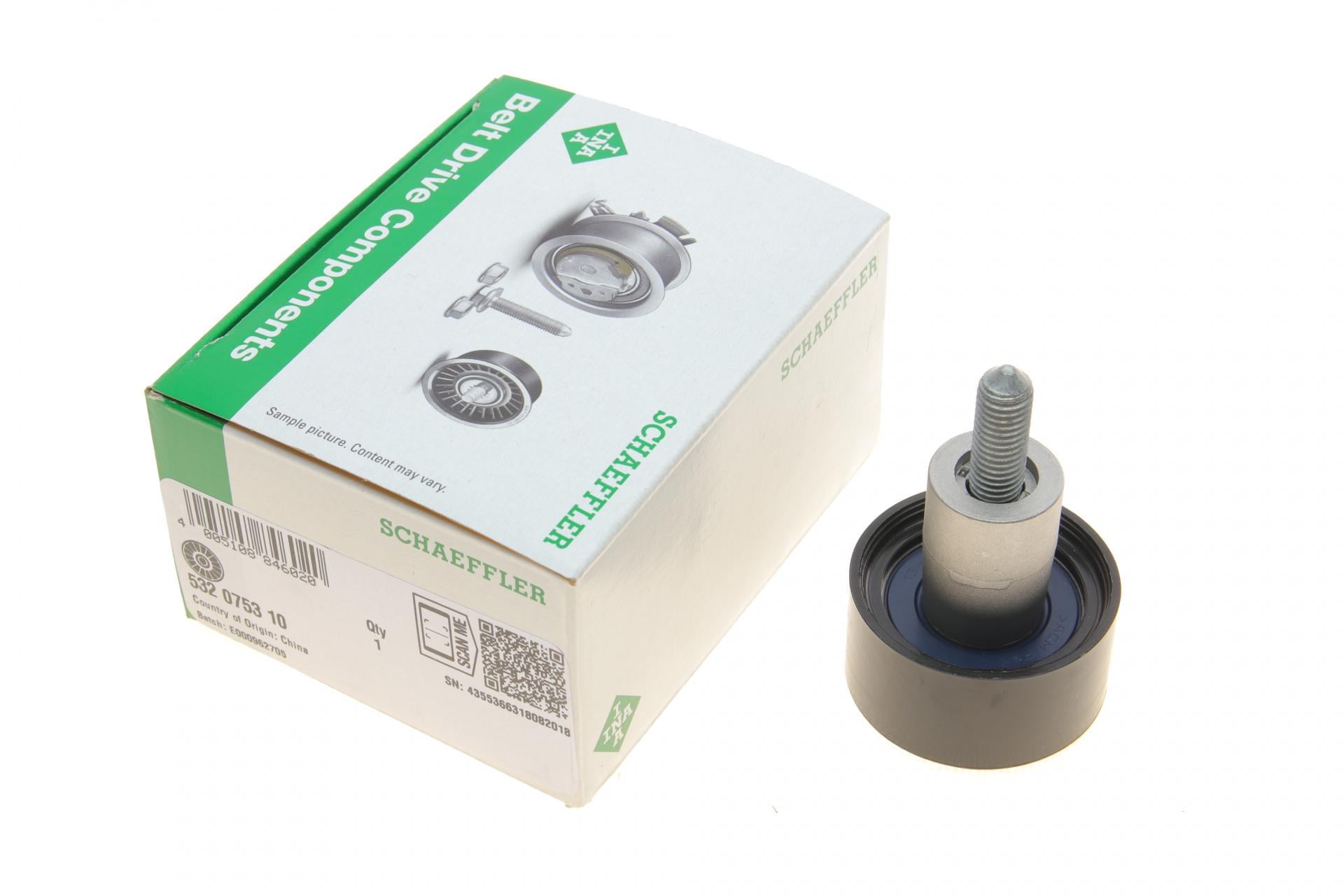 Ролик ГРМ паразитный INA для VW Caddy IV 1.2-1.4 TSI 15-50x25 мм (532 0753 10)