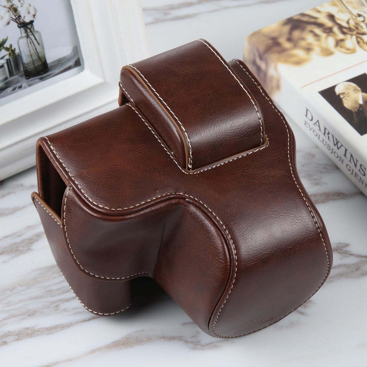 Захисний футляр-чохол для фотоапаратів Canon EOS R10 Кавовий (1935234445)