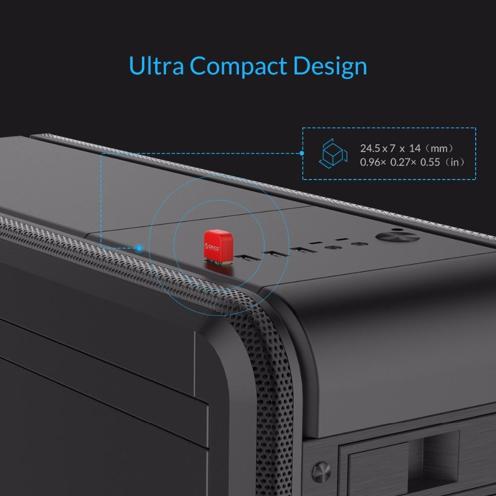 Адаптер USB Orico Bluetooth 4.0 для компьютера Красный (TA-403-RD) - фото 6