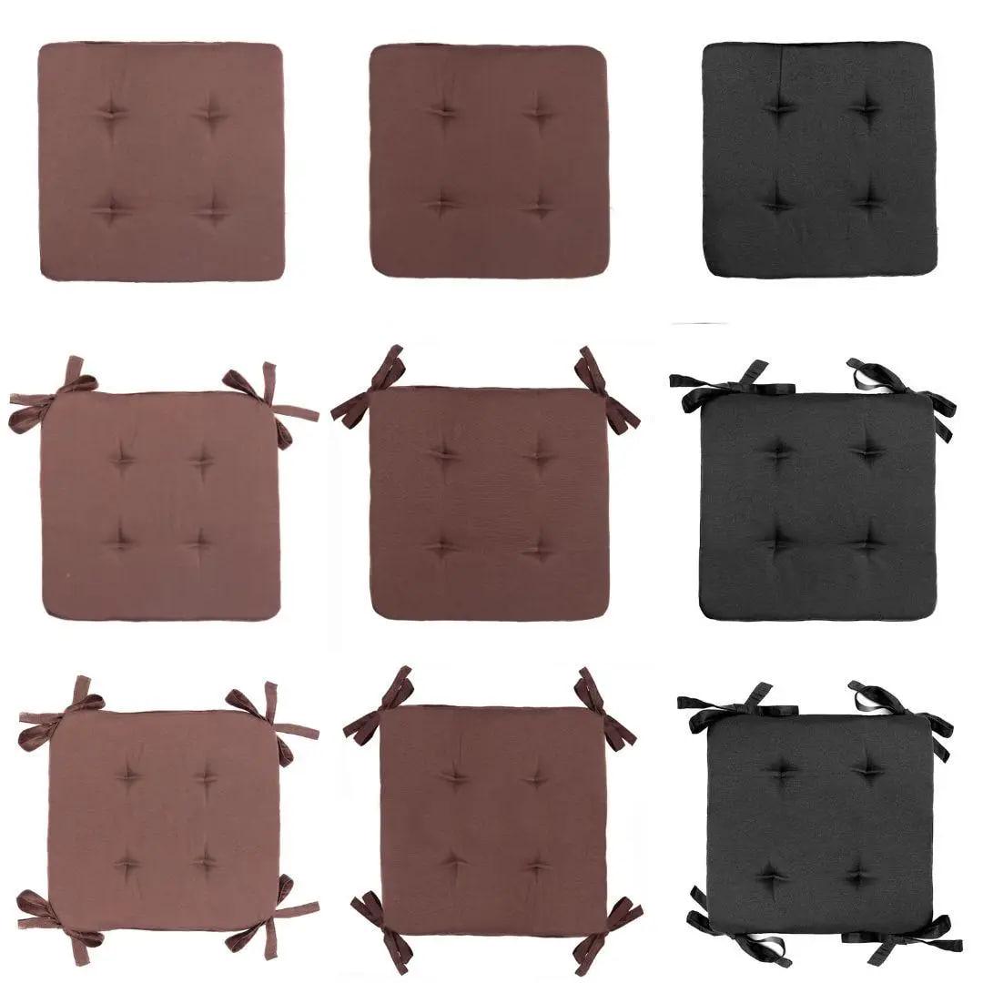 Подушка для стула/кресла/табурета 40х40х3 см Темно-серый (2077790168) - фото 5 Подушка для стула/кресла/табурета 40х40х3 см Темно-серый (2077790168) - фото 5