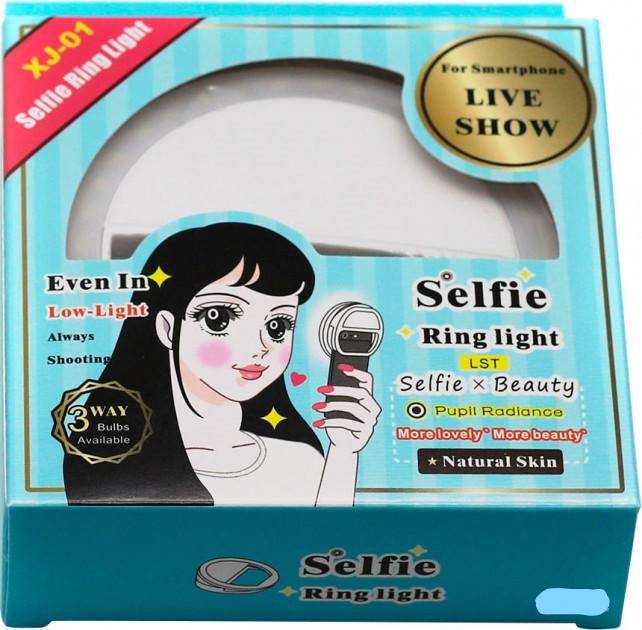 Кольцо с подсветкой для камеры смартфона Protech Selfie Ring Light Белый - фото 2