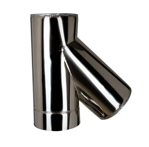 Трійник 45° AiSi 321 0,8 мм термо нержавіюча сталь/нержавіюча сталь ⌀ 500/560 мм (L004795)