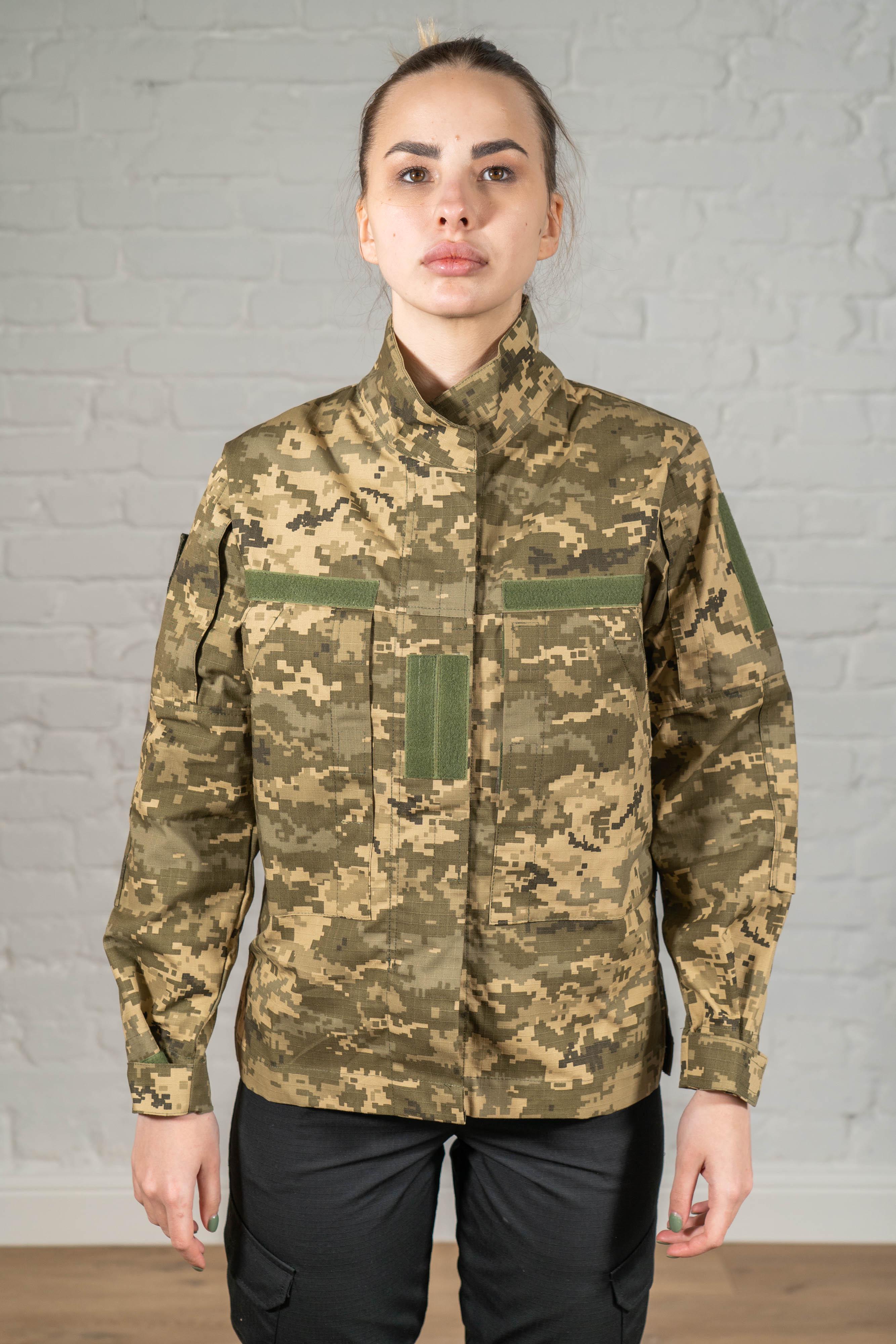 Китель армейский женский Tactical с 7 карманами Ripstop S Пиксель (656-S)