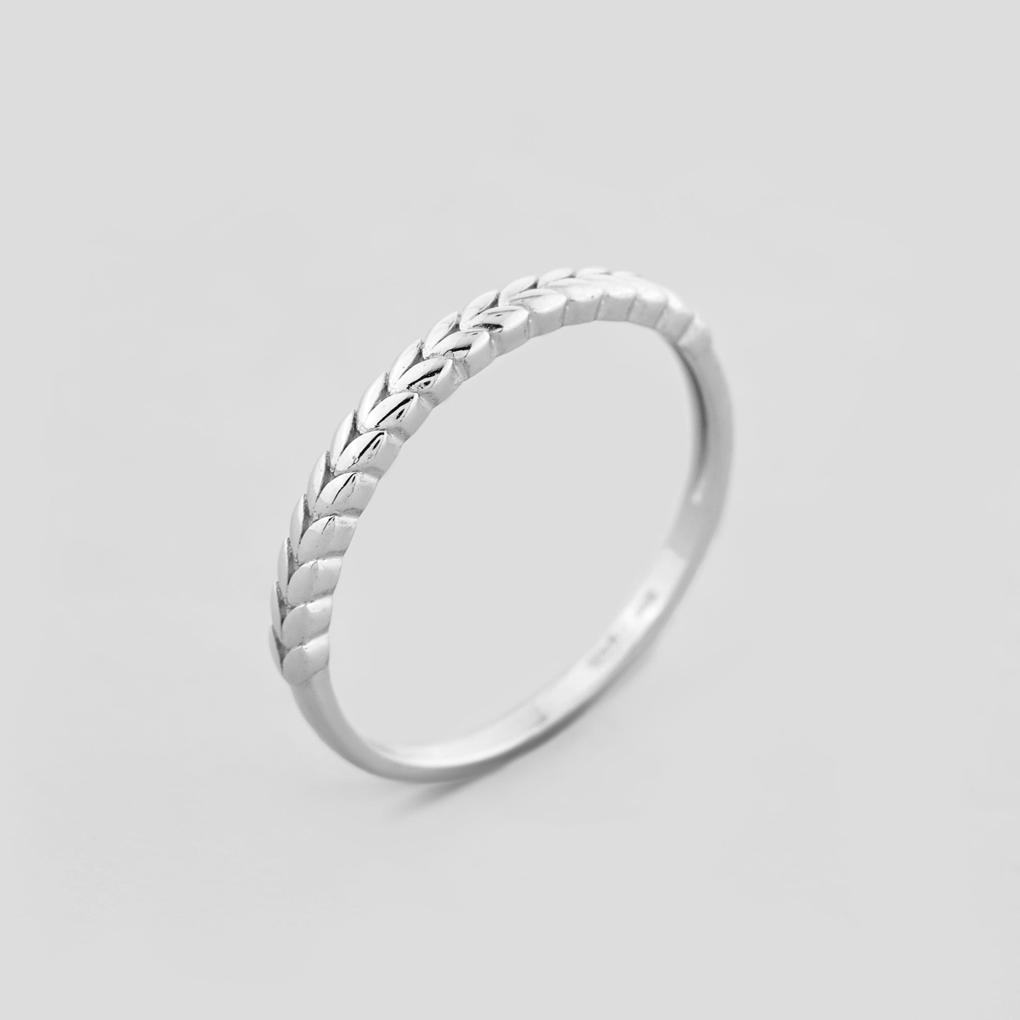 Серебряное кольцо Minimal Стильная простота р. 17,5 (18261)