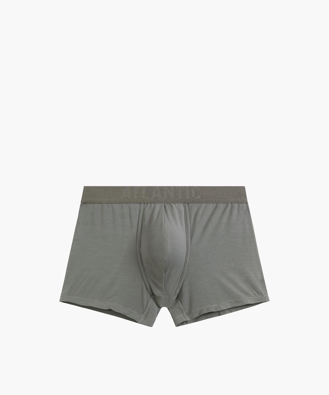 Трусы-боксеры мужские Atlantic MH-1201 микромодал XXL Хаки (27565812) - фото 3