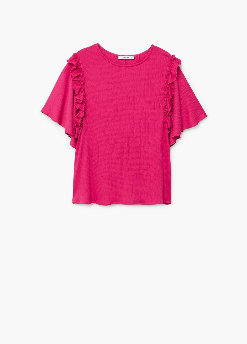 Блузка Mango S Фуксия (2000000827216) - фото 10 Блузка Mango S Фуксия (2000000827216) - фото 10