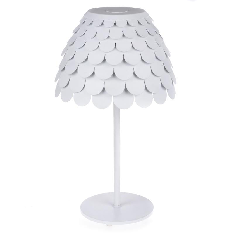 Настольная лампа Чешуя Brille BL-117T/1 E27 WH