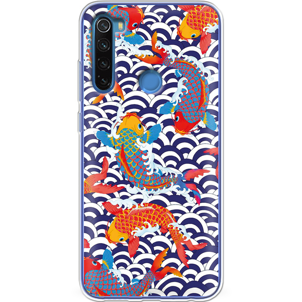 Чехол Boxface Xiaomi Redmi Note 8 Koi Fish Прозрачный силикон (38214-up2477-38214)