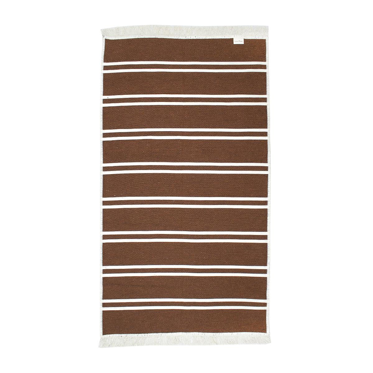 Ковер Lotus Home Infinity Stripe двухсторонний 80x150 см Кирпичный (svt-2000022352116)