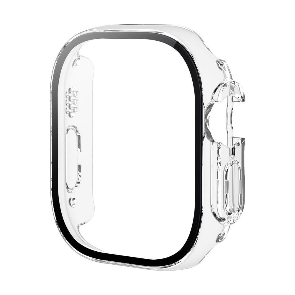 Защитный чехол со стеклом для Apple Watch 45 мм Прозрачный