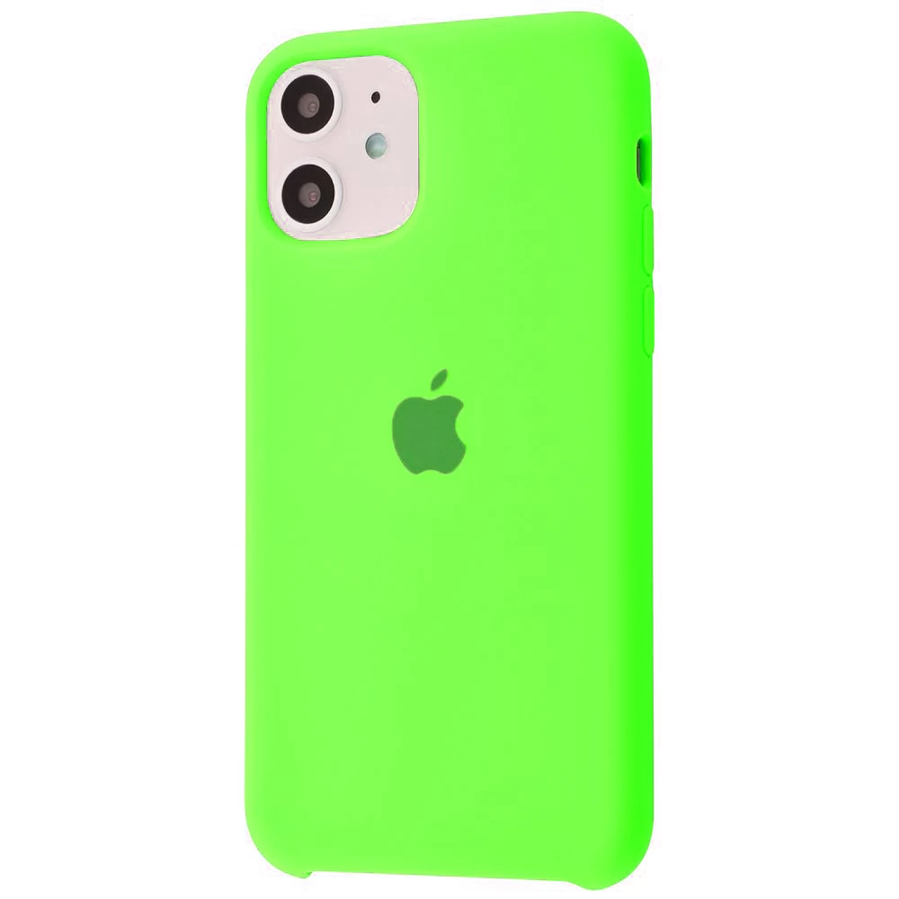 Силиконовый Чехол Накладка Silicone Case для iPhone 11 Shiny Green