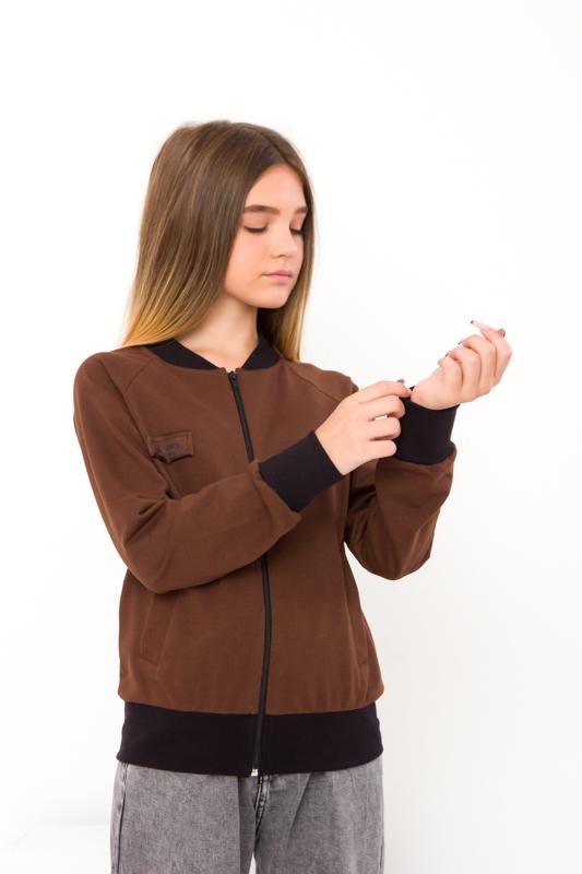 Джемпер для девочки Носи свое подростковый 158 см Коричневый (6301-057-v13)