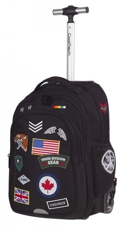 Рюкзак на колесах CoolPack Junior 46x34x16 см 34 л Black (89890CP)