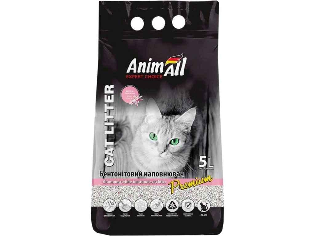 Наполнитель AnimAll бентонитовый белый с ароматом детской пудры 5 л (986461) Наполнитель AnimAll бентонитовый белый с ароматом детской пудры 5 л (986461)