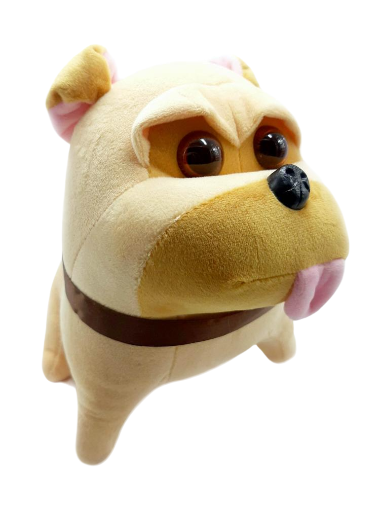 Мягкая игрушка A-Toys Мопс 29х26 см Персиковый (518014)