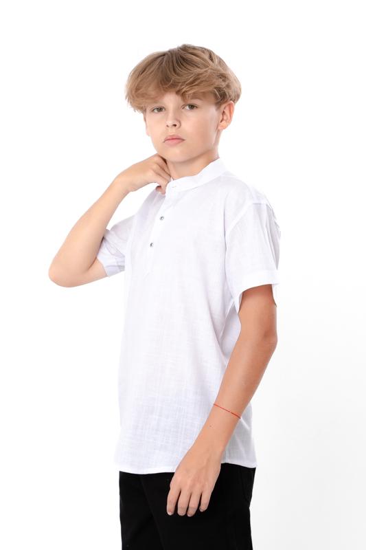 Сорочка для хлопчика Носи Своє р. 10 Білий (11821) - фото 4 Сорочка для хлопчика Носи Своє р. 10 Білий (11821) - фото 4