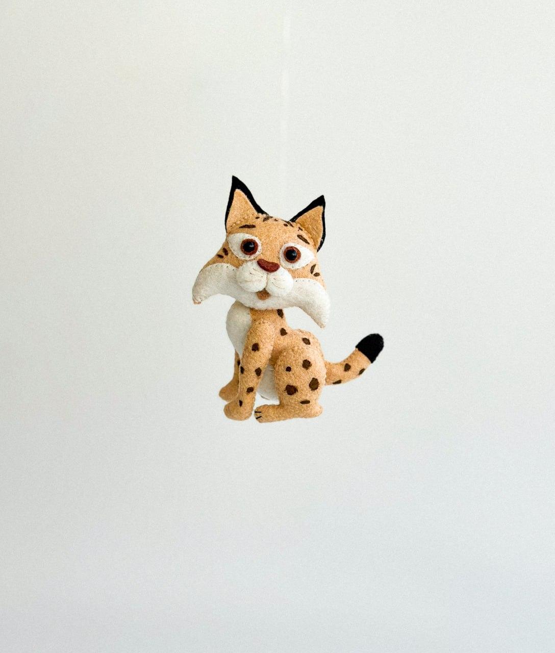 Мягкая игрушка фетровая рысь ручная работа (29472345) - фото 3 Мягкая игрушка фетровая рысь ручная работа (29472345) - фото 3